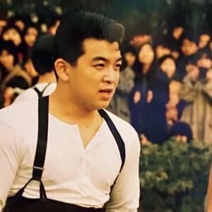 中野英雄が若い頃、『劇男一世風靡』で活動していた画像