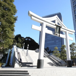 日枝神社の鳥居の画像