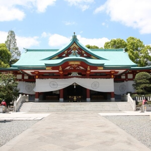 日枝神社の正面の画像