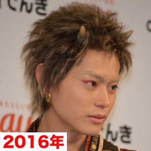 2016年、鬼ちゃん時代の菅田将暉さんの鼻の画像