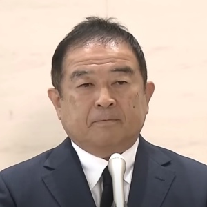 国分太一がコンプラ違反をしたことで、日テレの社長である福田博之が会見を開いた時の映像