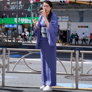 平野雨龍の綺麗な着物姿の画像1