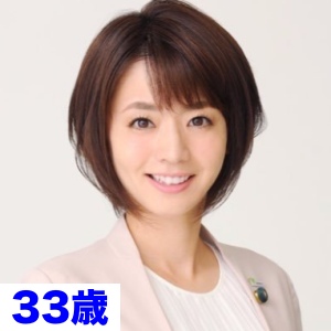 33歳の頃の、日本維新の会の佐々木りえ