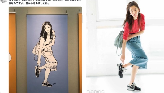 江口寿史がトレパクした過去のイラスト作品1