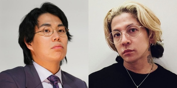 令和ロマンのくるまと、Dragon Ashの降谷建志を顔を比較した画像